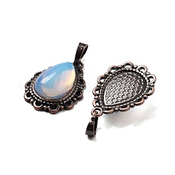 Подвески-капли из синтетического опалита&nbsp;G-K363-01R-06