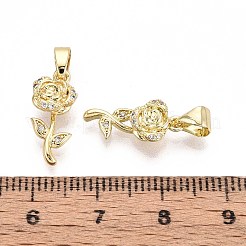 Латунные микро проложить кубического циркония подвески&nbsp;KK-T071-110G