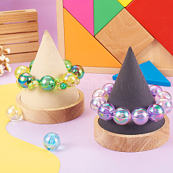 100шт 20 цвета прозрачные акриловые бусины&nbsp;MACR-TA0001-25