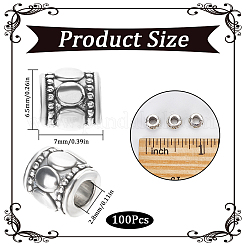 100 шт. бусины из сплава в тибетском стиле&nbsp;FIND-SP0002-23