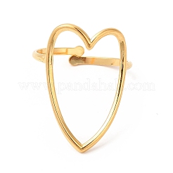 Ионное покрытие(ip) 201 нержавеющая сталь открытое манжетное кольцо RJEW-E063-47G