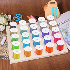 Деревянный поднос для пряжи AJEW-WH0473-44