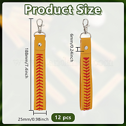 12 шт. подвесные украшения из искусственной кожи&nbsp;KEYC-DR0001-19A