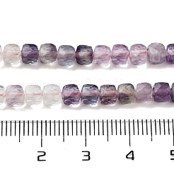 Природных красочные флюорита бисер нитей G-H042-A06-02