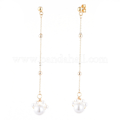 Перламутровые серьги EJEW-JE04137-01