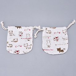 Мешковины мешковины подарочные мешки хранения ABAG-G009-B06