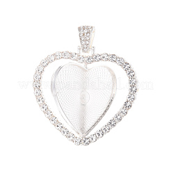 Сеттинги для кулона(кабошонов) X-PALLOY-S107-004S-RS