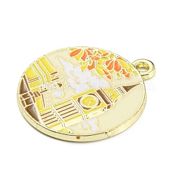 Подвески из эмали и сплава&nbsp;ENAM-M217-03H-G