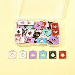 48шт 6 цвета подвеска из сплава&nbsp;ENAM-FS0002-61