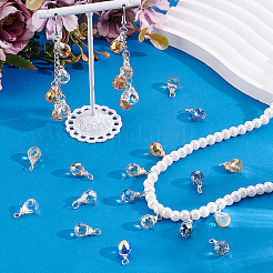 110шт 11 цвета подвески из гальванического стекла&nbsp;PALLOY-PH01894