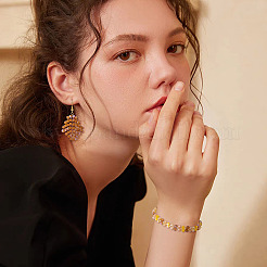 10 нить 10 цвета гальванические стеклянные бусины нити&nbsp;EGLA-TA0013-25