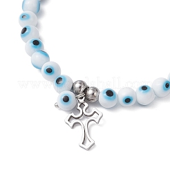 Браслеты с подвесками из нержавеющей стали 304&nbsp;BJEW-JB12262-03