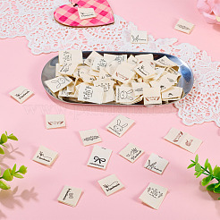 90 шт. 9 стиля хлопчатобумажной швейной этикетки FIND-CW0001-26