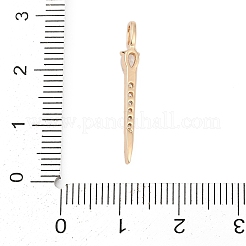 Латунные микро проложить кубического циркония подвески&nbsp;LS-KK-Q096-04B-G