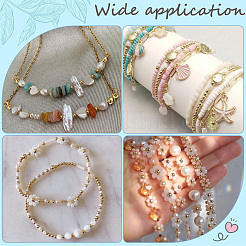 Латунные круглые разделительные бусины с покрытием стойки и вакуумным покрытием pvd&nbsp;FIND-SP0002-24C