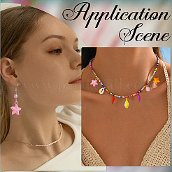 180шт 6 стиля непрозрачные акриловые подвески&nbsp;SACR-SP0001-29