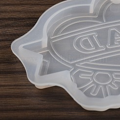 Подвески ко Дню отца своими руками из силиконовой формы&nbsp;LS-DIY-K073-15B