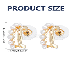 1 пара сережек-гвоздиков из цинкового сплава&nbsp;EJEW-LP0004-83