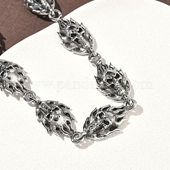 Браслеты-цепочки из нержавеющей стали 304 для мужчин и женщин&nbsp;BJEW-D385-04AS