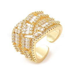 Кольцо-манжета с прозрачным кубическим цирконием и крест-накрест KK-K343-09G