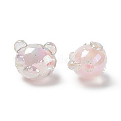 УФ-покрытие радужными переливающимися акриловыми бусинами&nbsp;X1-OACR-H015-11E