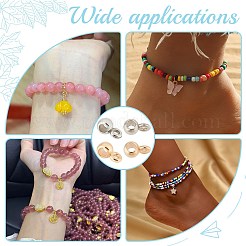 1000 шт. 2-х цветные пластиковые трубчатые дужки ccb&nbsp;CCB-AR0001-10