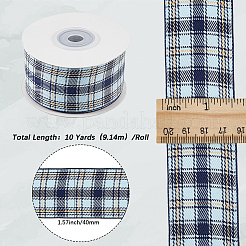Полиэстеровая лента с узором «тартан» OCOR-WH20012-38B