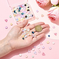 200 шт. 4 стильных колпачка для бусин из акрила и смолы&nbsp;FIND-YW0010-10