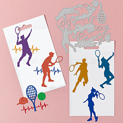 Углеродистая сталь разрезает трафареты DIY-WH0309-948