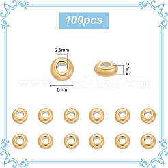 100 шт. 201 бусины из нержавеющей стали FIND-UN0003-82B