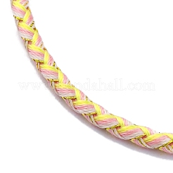 Изготовление плетеных браслетов из полиэфирного шнура MAK-Z003-01G-26