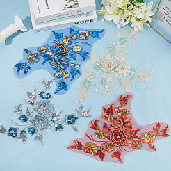 Полиэстер вышивка кружево шитье украшения&nbsp;DIY-WH20031-079C