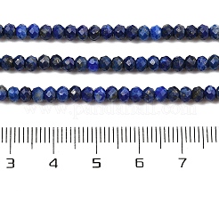 Окрашенные природные лазурит бисер пряди G-K376-B05-02