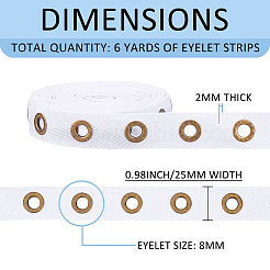 6 ярд хлопковой ленты с узором «елочка» SRIB-BC0001-23A