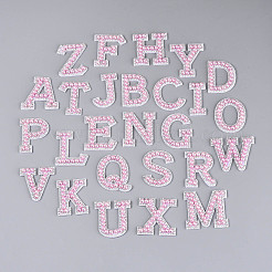 26 шт. стразы в виде букв от A до Z с пластиковыми нашивками.&nbsp;PATC-T002-01