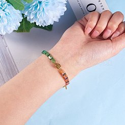 240шт 6 цвета прозрачные стеклянные бусины с 2 отверстиями SEED-SZ0001-014