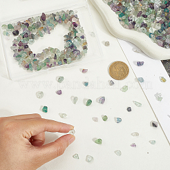 3 нити натуральных флюоритовых бусин нити G-PA0001-37