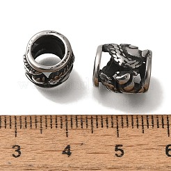 Европейские бусины из нержавеющей стали 304 STAS-D191-23A-AS