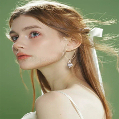 10 шт. латунные серьги-кольца&nbsp;EJEW-LP0008-056