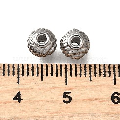 Гофрированные бусины из нержавеющей стали 304&nbsp;STAS-V009-12E-P