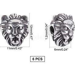 Бусины из нержавеющей стали 304 STAS-UN0006-64AS