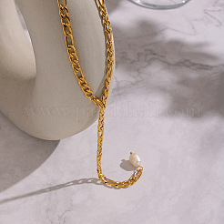 Минималистичные цепочки-лариаты «фигаро» из нержавеющей стали 304.&nbsp;CT6652