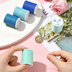 5 рулон круглого вощеного полиэфирного шнура 5 цветов YC-FS0001-02C
