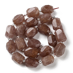 Природного кварца клубники нитей бисера G-C105-A04-01