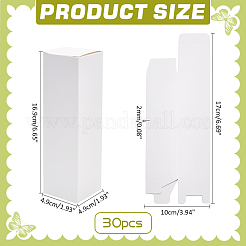 Прямоугольная коробка из крафт-картона CON-WH0107-13B