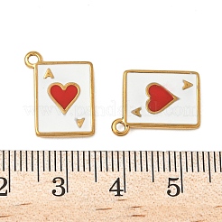 Подвески из нержавеющей стали 304 с эмалью&nbsp;STAS-V015-45G