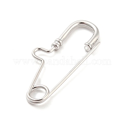 Брошь из серебра 925 пробы с родиевым покрытием и фурнитурой&nbsp;STER-F054-01P