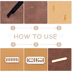 24 комплект 2-х цветных декоративных застежек из цинкового сплава для сумок&nbsp;FIND-WR0010-66