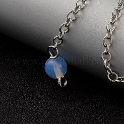 Опаловая сфера биолокационные маятники&nbsp;X-BJEW-E292-A11