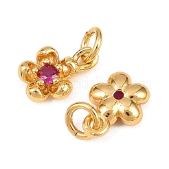 Латунные микро проложить кубического циркония подвески&nbsp;KK-H263-03G